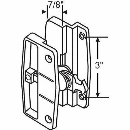 Strybuc Patio Screen Door Handle 14-95